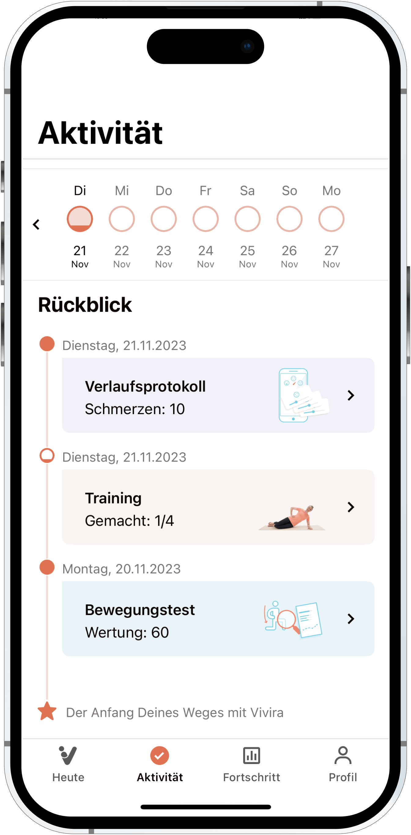 Anleitung: Aktivität